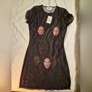 Fashion Brand Company Marcus Pork Mesh Mini Dress 1X